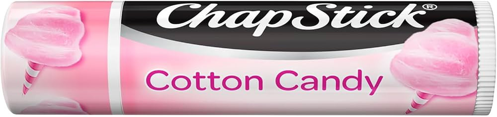 ChapStick Lip Balm, Cotton Candy – Fun & Yummy Moisturizing Lip Care for Dry, Cracked Lips, 0.1... | Amazon (US)