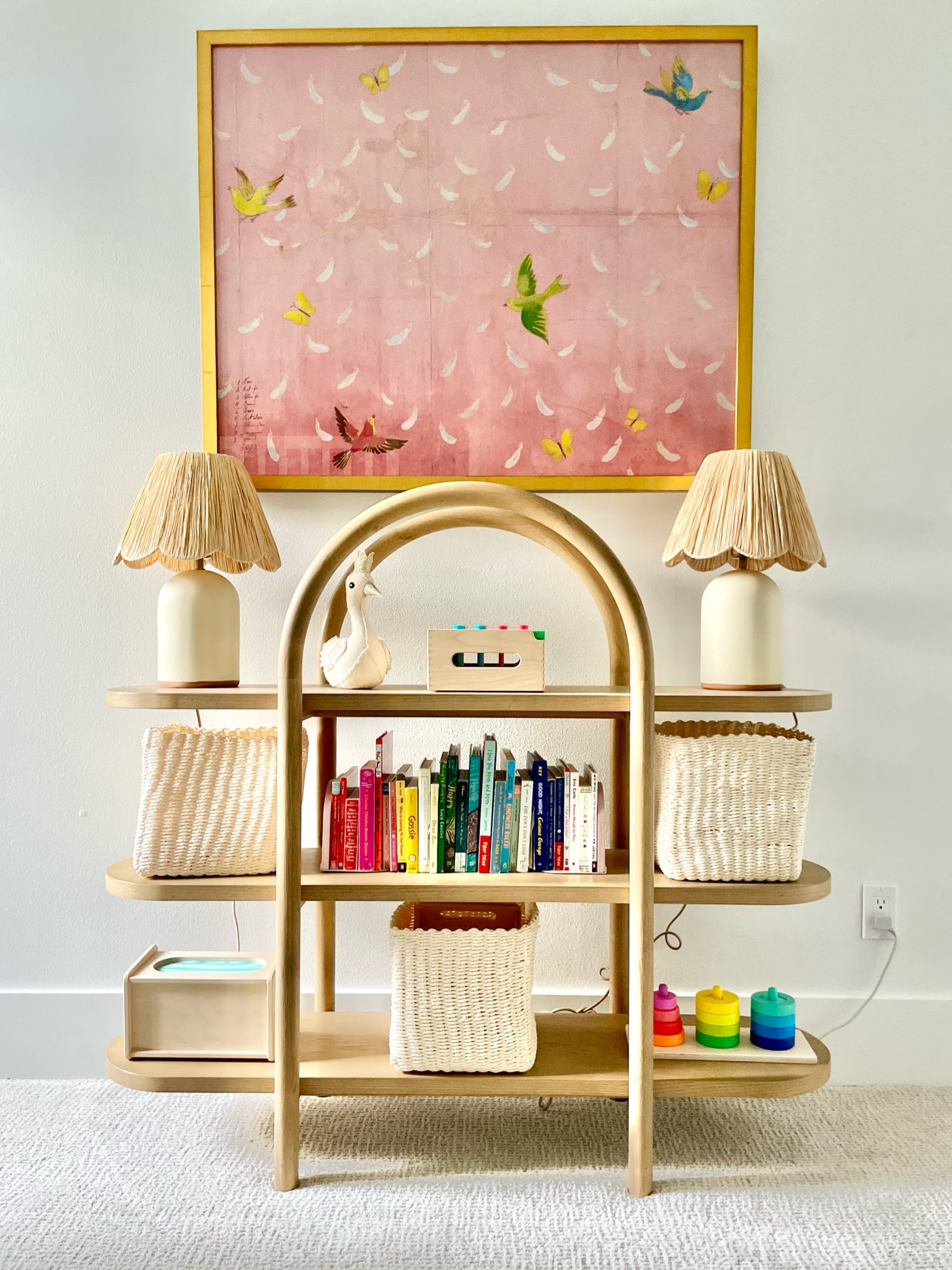 The just-right amount of storage for books and toys in this shared girl’s.

#LTKKids #LTKHome #LTKBaby