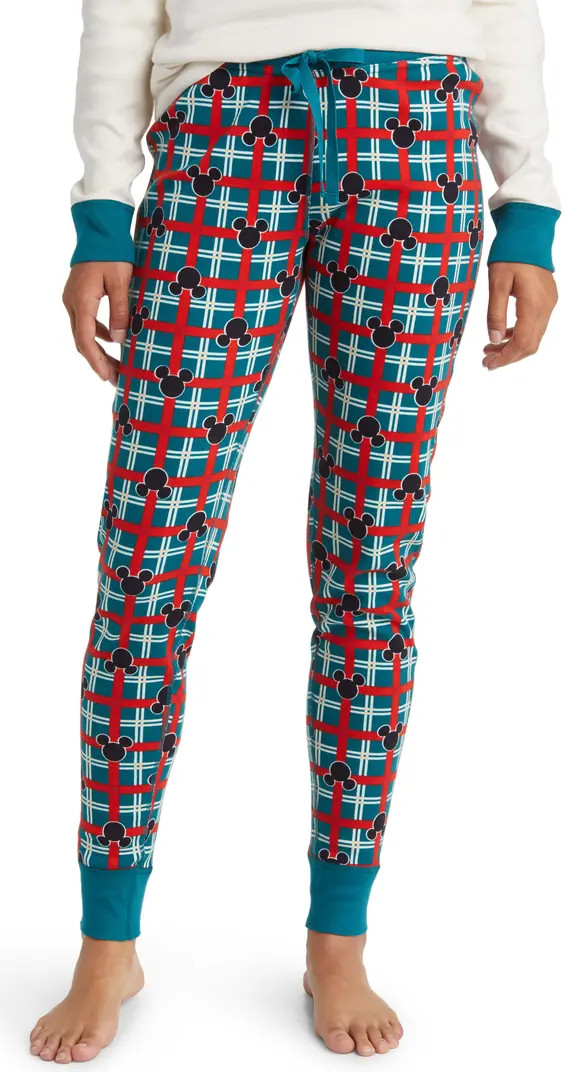 Disney® Classic Holiday Organic Cotton Pajama Pants | Nordstrom
