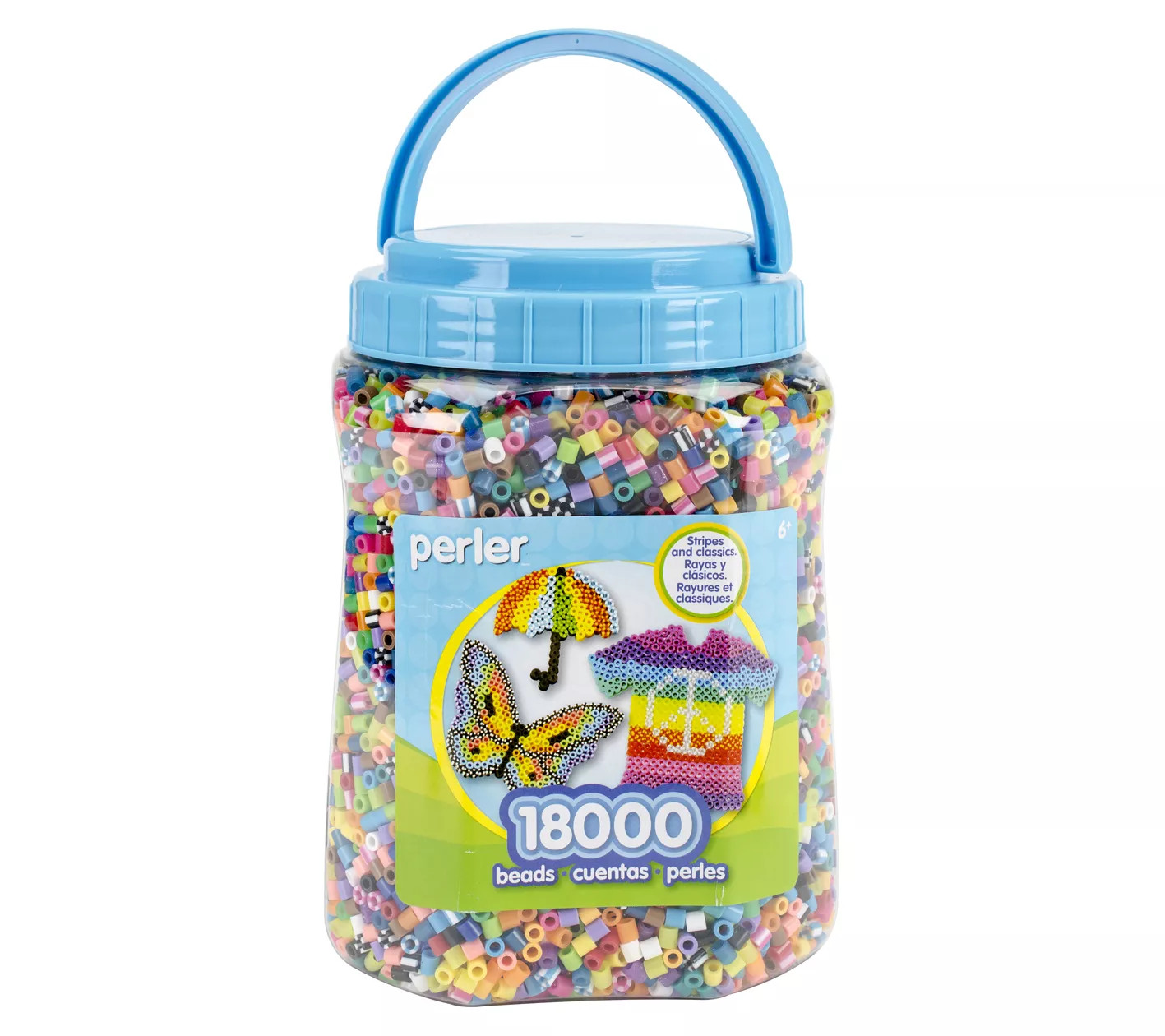 Perler 18,000 Stripes & Classic Fused ActivityBeads | QVC