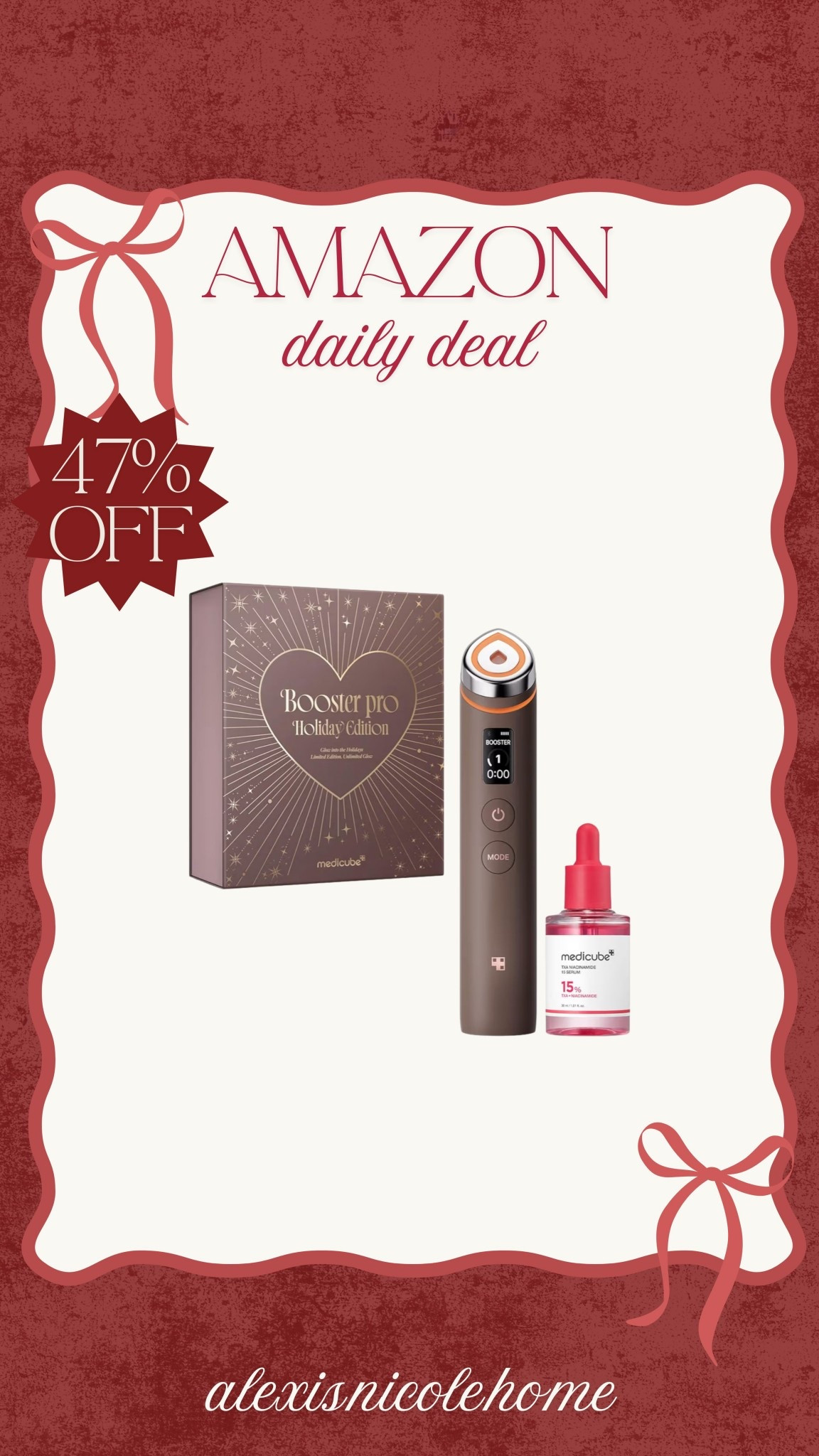 Daily deal 🚨 just as good if not better than the Black Friday sale on this medicube booster!! 

#LTKHoliday #LTKBeauty #LTKSaleAlert