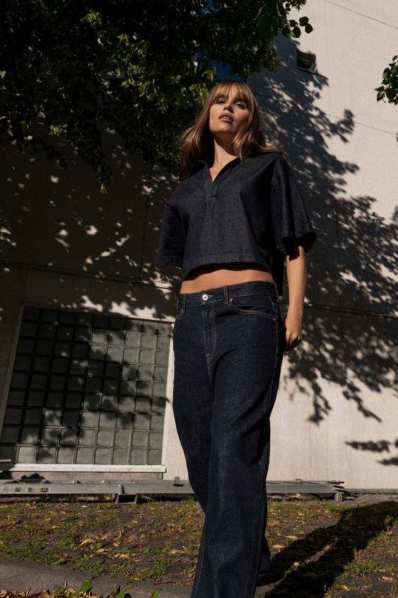 HIGH-WAIST TRF BARREL JEANS | Zara UK