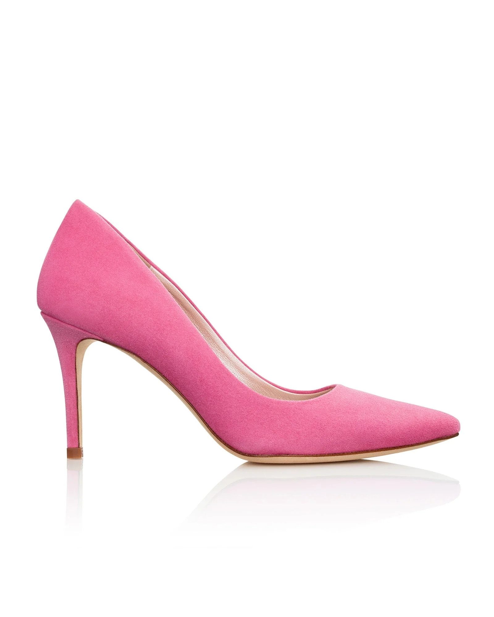 Claudia Cupcake Suede Mid Heel | Emmy London | Emmy London