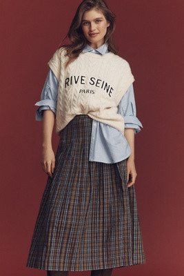 Damson Madder Josie Midi Skirt | Anthropologie (US)