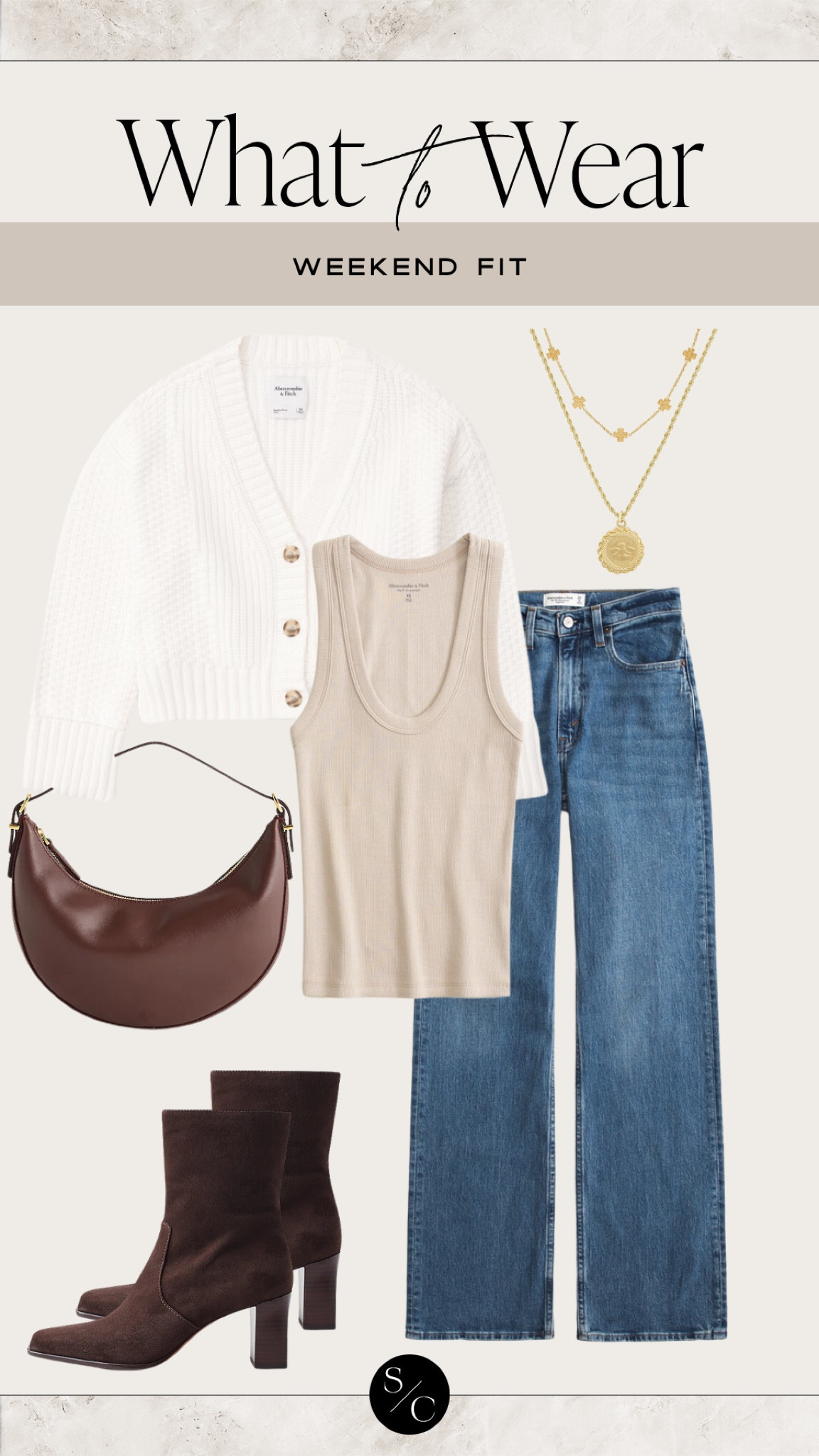 WHAT TO WEAR | Weekend Fit

Madewell sale, fall denim, fall sale, fall style, cardigan outfit, fall boot


#LTKItBag #LTKSaleAlert #LTKxMadewell