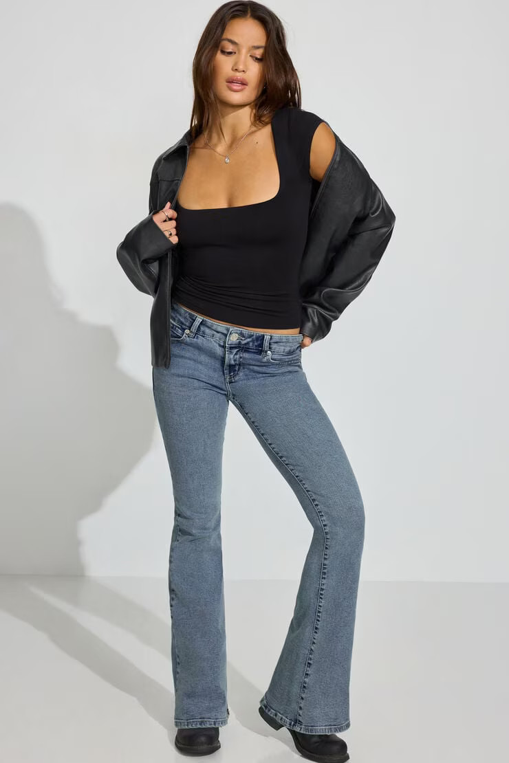 Smooth Open Neck Tee | Garage Clothing