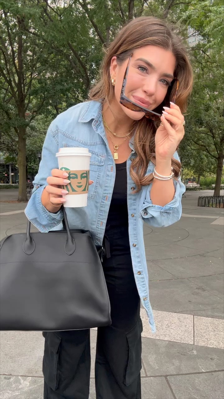 Casual OOTD ✈️ NYFW 🗽oversized denim Walmart shirt with the BEST pants of the season ($25, and come in 3 lengths!) drawstring with cargo pockets with just-enough give, wearing a size 4

NYFW, New York, New York City, New York Fashion Week, Fashion Week, NYC, NYC Fashion, cargo pants, Walmart cargo pants, travel outfit, Walmart outfit, Walmart style, Walmart fashion, Madison Payne 

#LTKSeasonal #LTKVideo #LTKNYFW