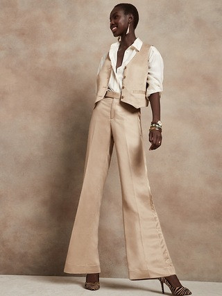 TENCEL™-Linen Tuxedo Pant | Banana Republic (US)
