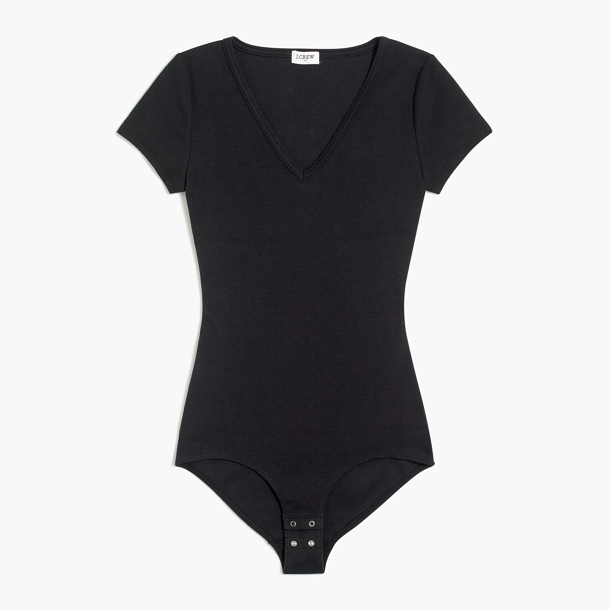 Short-sleeve V-neck bodysuit | J.Crew Factory