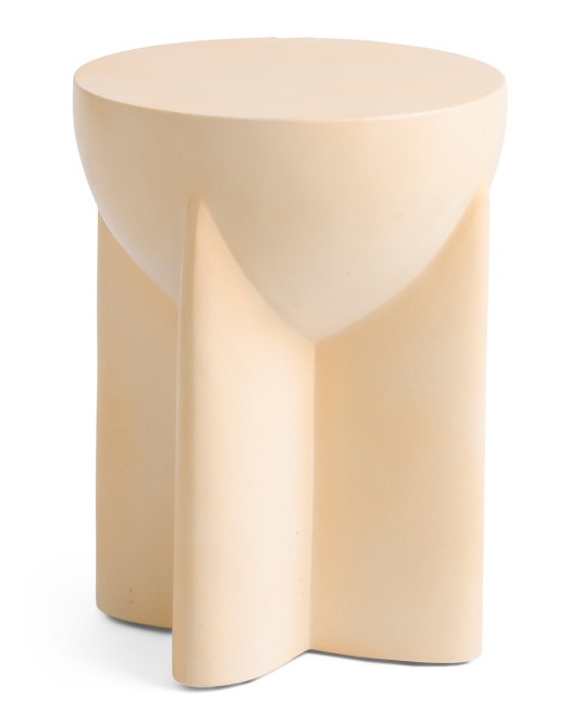 19in Contemporary Concrete Table | TJ Maxx