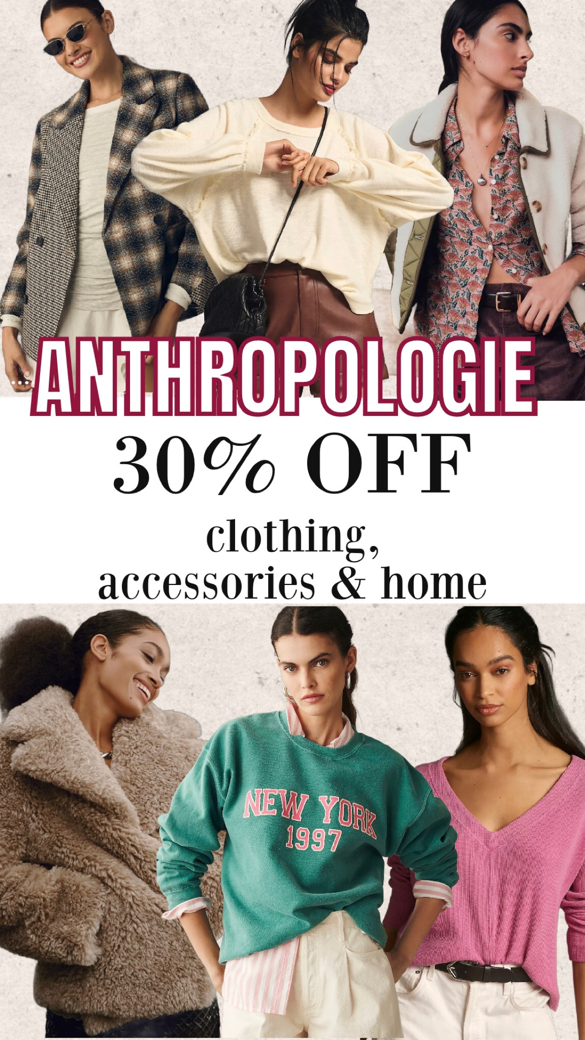 Anthropologie Black Friday/ cyber Monday sale! 

#LTKGiftGuide #LTKsalealert #LTKCyberWeek
