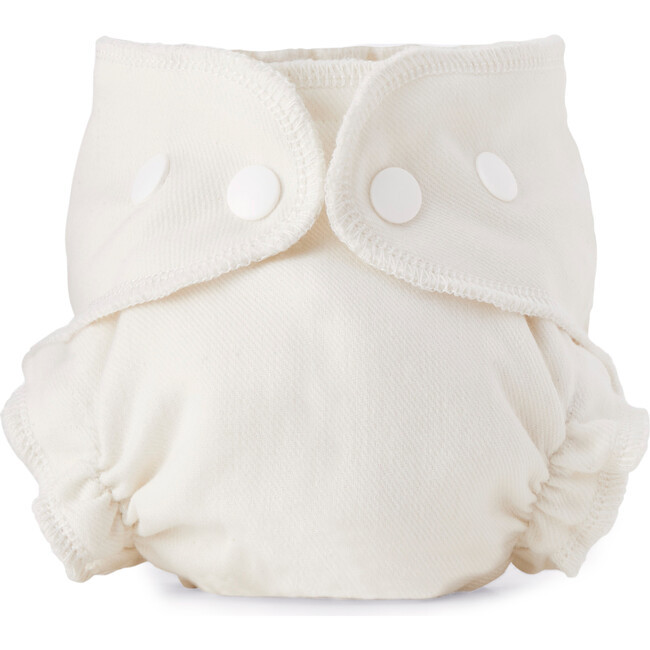 Diapers | Reusable Cloth Diaper Inner | Organic Cotton (White, Size 2) Esembly | Maisonette | Maisonette