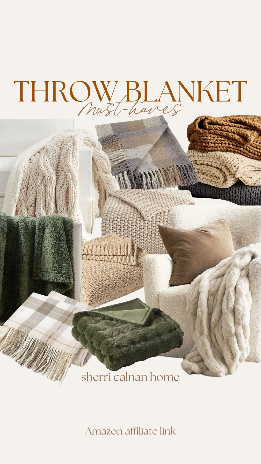 Cozy home throw blanket must haves! 

Coastal home neutral home throw blankets cozy accents throw blanket must haves seasonal blankets sherricalnanhomee

#LTKHome #LTKSeasonal