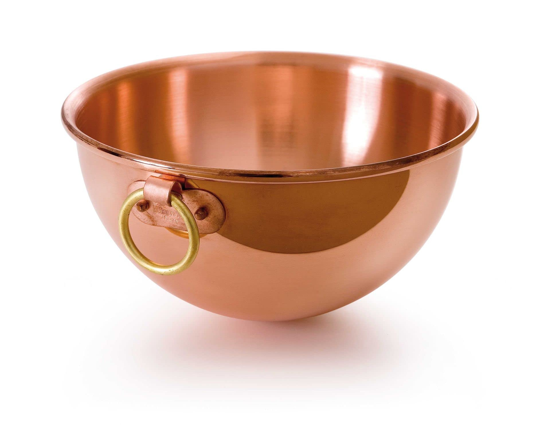 Mauviel M'Passion Copper Egg White Beating Bowl With Ring, 5-qt, Made in France | Amazon (US)
