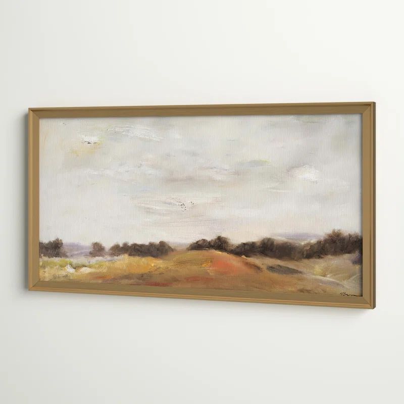 Fields Of Gold Framed On Canvas Print | Wayfair North America