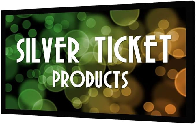 Silver Ticket Products STR Series 6 Piece White 1.1 Gain 120" Diagonal 16:9 Format Projection Scr... | Amazon (US)