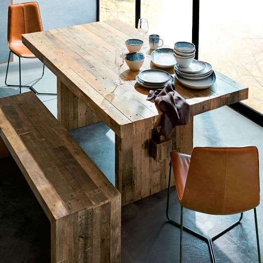 Emmerson® Reclaimed Wood Dining Table - Reclaimed Pine | West Elm (US)