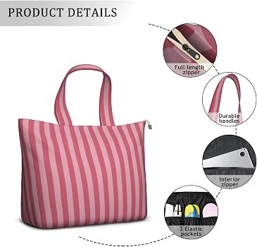 Women's X Large Weekender Travel Bag Beach Duffel Bag Mens Carry on Canvas Overnight Tote Mom hos... | Amazon (US)