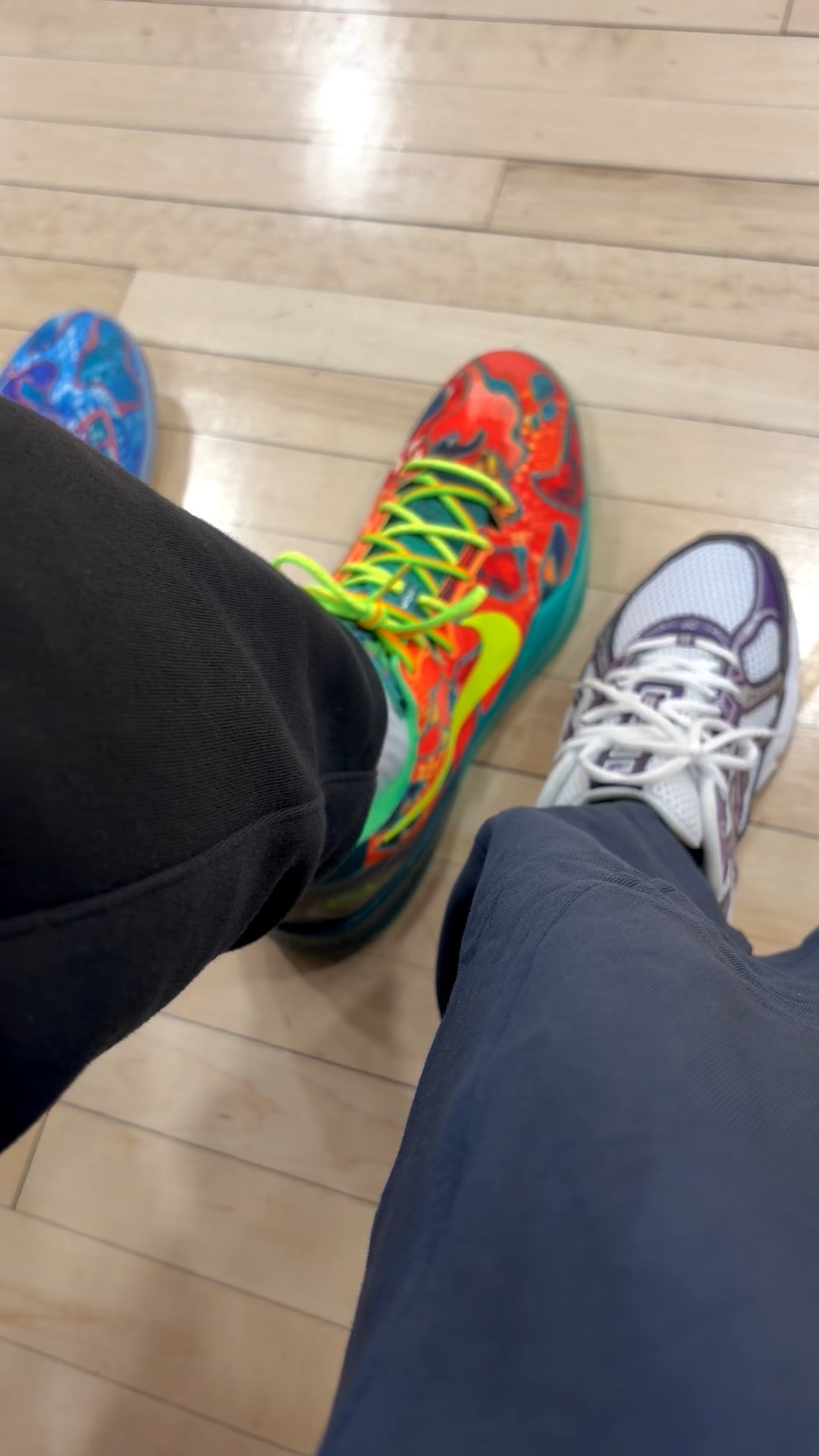 Last weekend while out momming.  For reference the kiddo is in a men’s size 16 and I am in a women’s 11.  Yes, we are raising a giant.  Also yes, apparently he gets his fancy taste from his momma 😎

#LTKdayinmylife #LTKmomlife #LTKKids