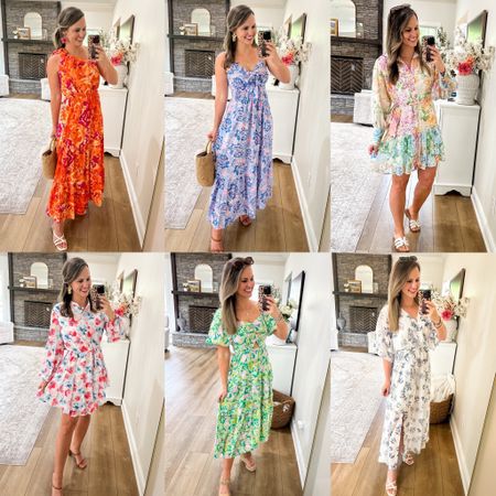 Summer dresses from Amazon! All under $50! Perfect vacation dresses, resort wear, brunch, date night, baby shower outfit, etc! 

Amazon fashion, Amazon finds, Amazon dress, floral dress, sandals, Amazon jewelry, feminine style, summer outfit, spring outfit, Memorial Day sale

#LTKStyleTip #LTKFindsUnder50 #LTKSeasonal
