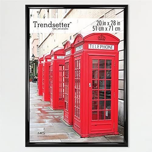 MCS Trendsetter Poster Back-Loading Wall Art & Puzzle Frame, 20 x 28 in, Black | Amazon (US)