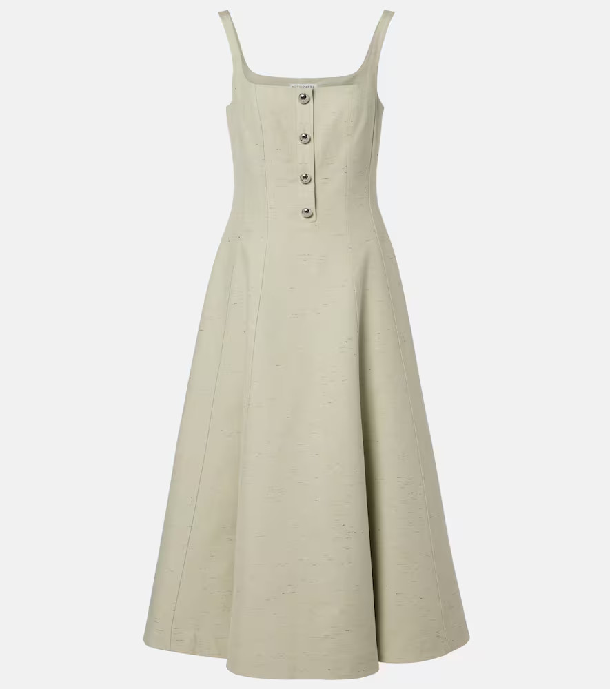 Altuzarra Orrie cotton-blend midi dress | Mytheresa (US/CA)