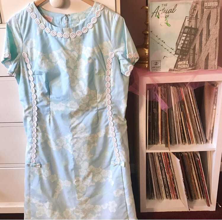 lilly pulitzer 1960s dress The LILLY True Vintage Rare Light Blue Shift Sleeves  | eBay | eBay US