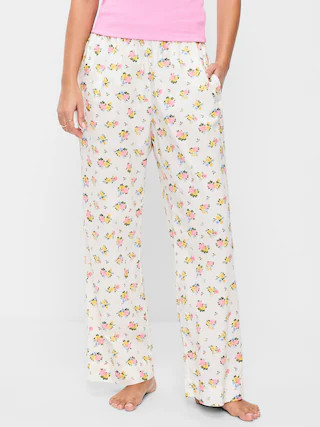 High-Waisted Poplin Pajama Pant | Old Navy (US)