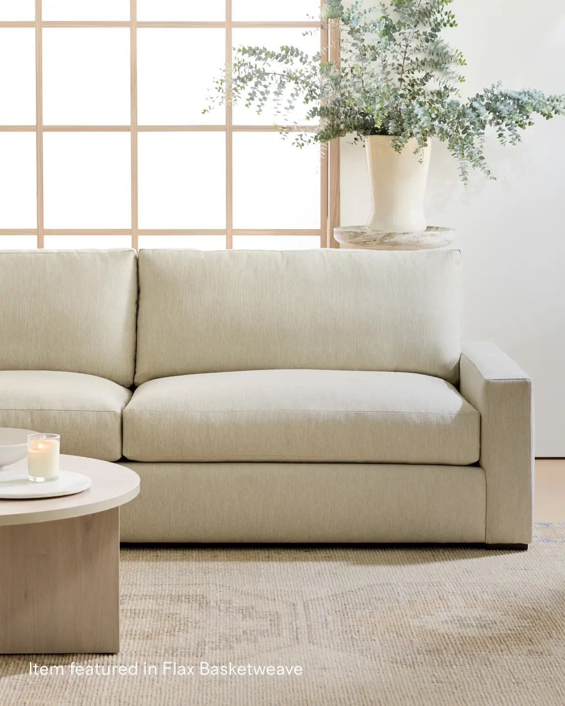 Performance Basketweave Track Arm Sofa | Quince