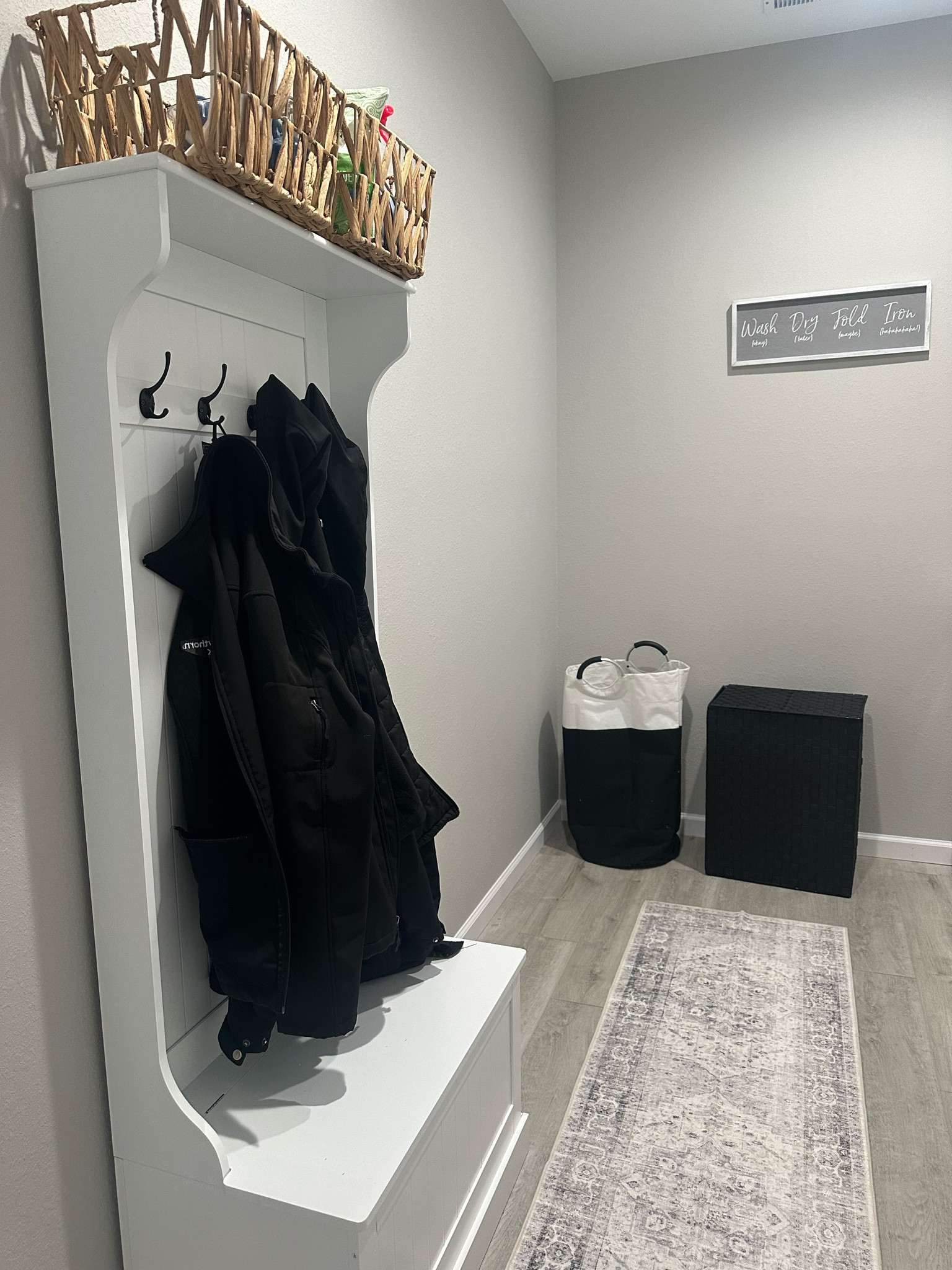 Laundry room / mud room Amazon finds #mudroom #hallwaybenchb #amazonfinds 

#LTKHome