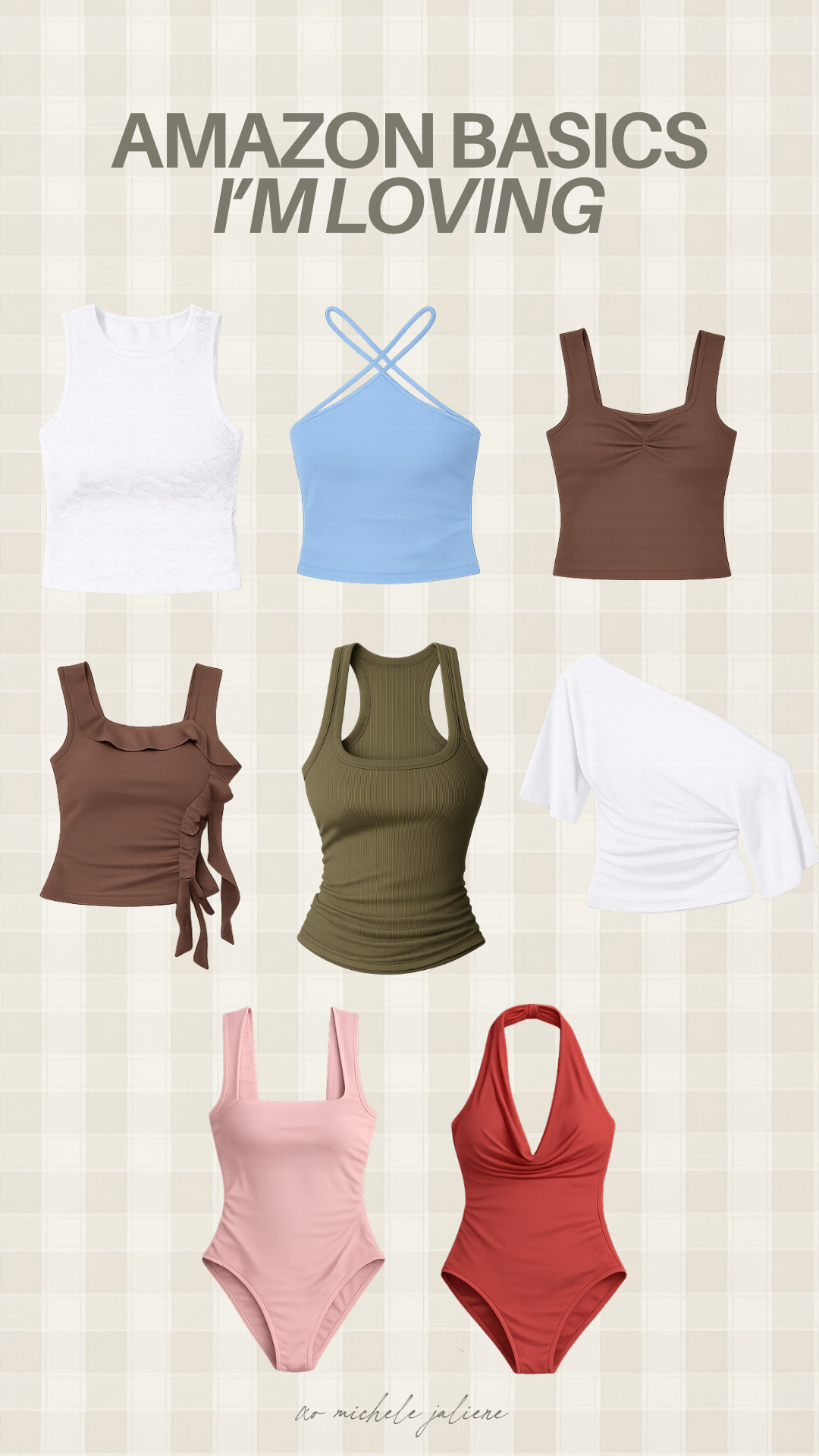 must haves in your closet! // i usually wear an xs

casual outfits, amazon finds, amazon outfits, going out top, bodysuit, crop top, basics, michele jaliene 

 #LTKootd