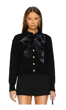 ANINE BING Rhodes Cardigan in Black from Revolve.com | Revolve Clothing (Global)
