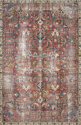 Chris Loves Julia x Loloi Jules JUL-01 Vintage Overdyed Area Rugs | Rugs Direct | Rugs Direct