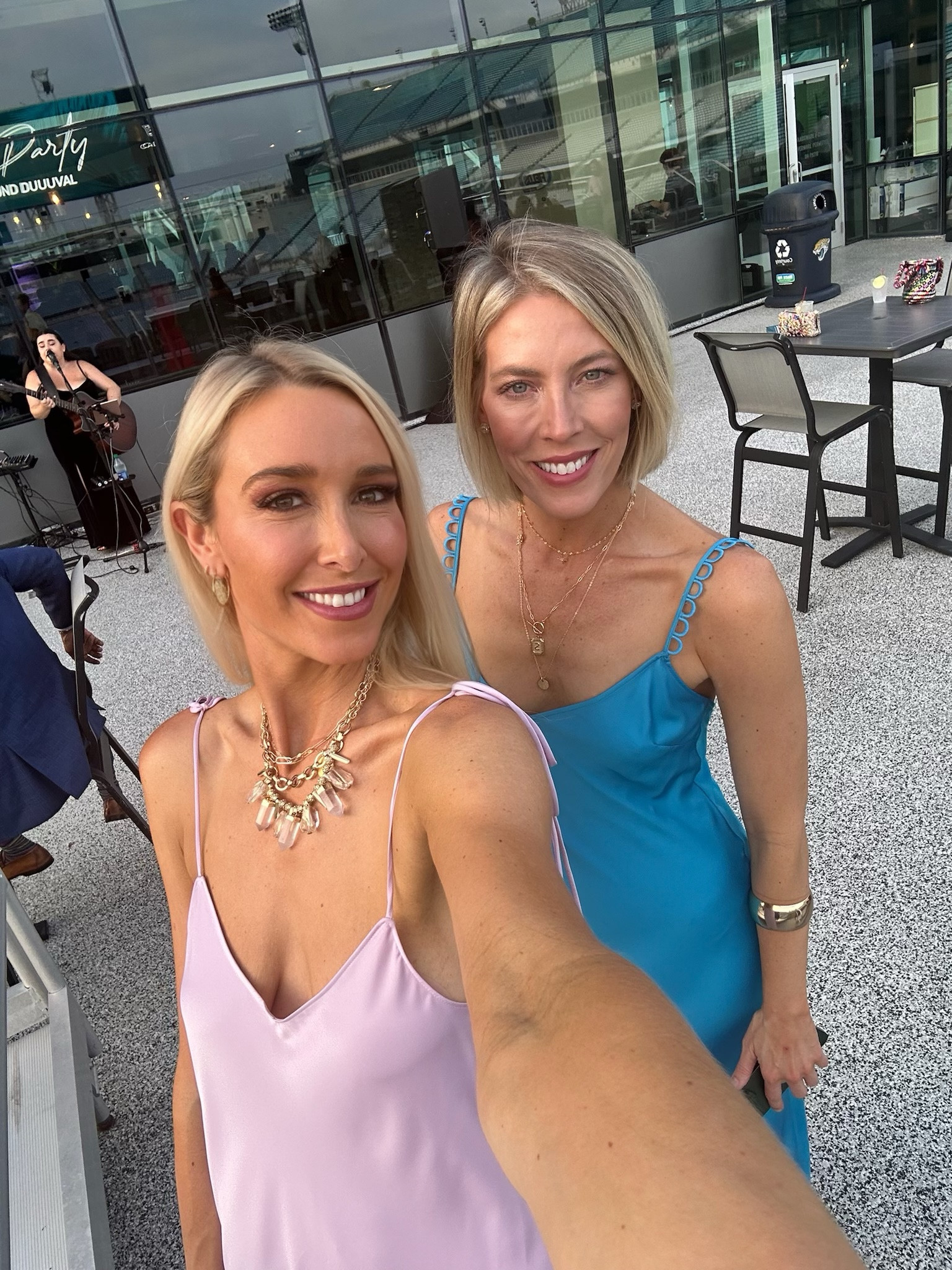 Wedding Guest Dress. Spring dresses. Shop the latest DanniJo x Gianni Bini at Dillard’s now. We are both 6ft tall or over. These dresses were ankle length. Blue dress is a size 6. Purple dress is a size 4. Both fit TTS or slightly large depending on your preference for slip dresses  

#LTKWedding #LTKSeasonal #LTKOver40