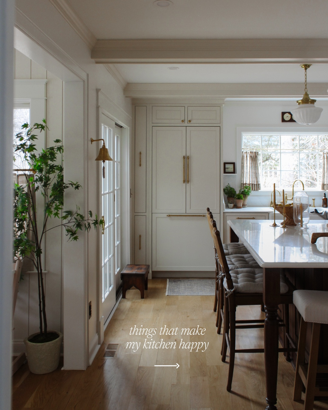 There’s a quiet kind of joy in a kitchen that’s been thoughtfully considered. Every detail was chosen to make this space feel welcoming, lived-in, and easy for the whole family.

I’m sharing a few of the details that make my kitchen happy, in case you’re dreaming up yours too. Comment SHOP and I’ll send over full links, details, and sources! ✨