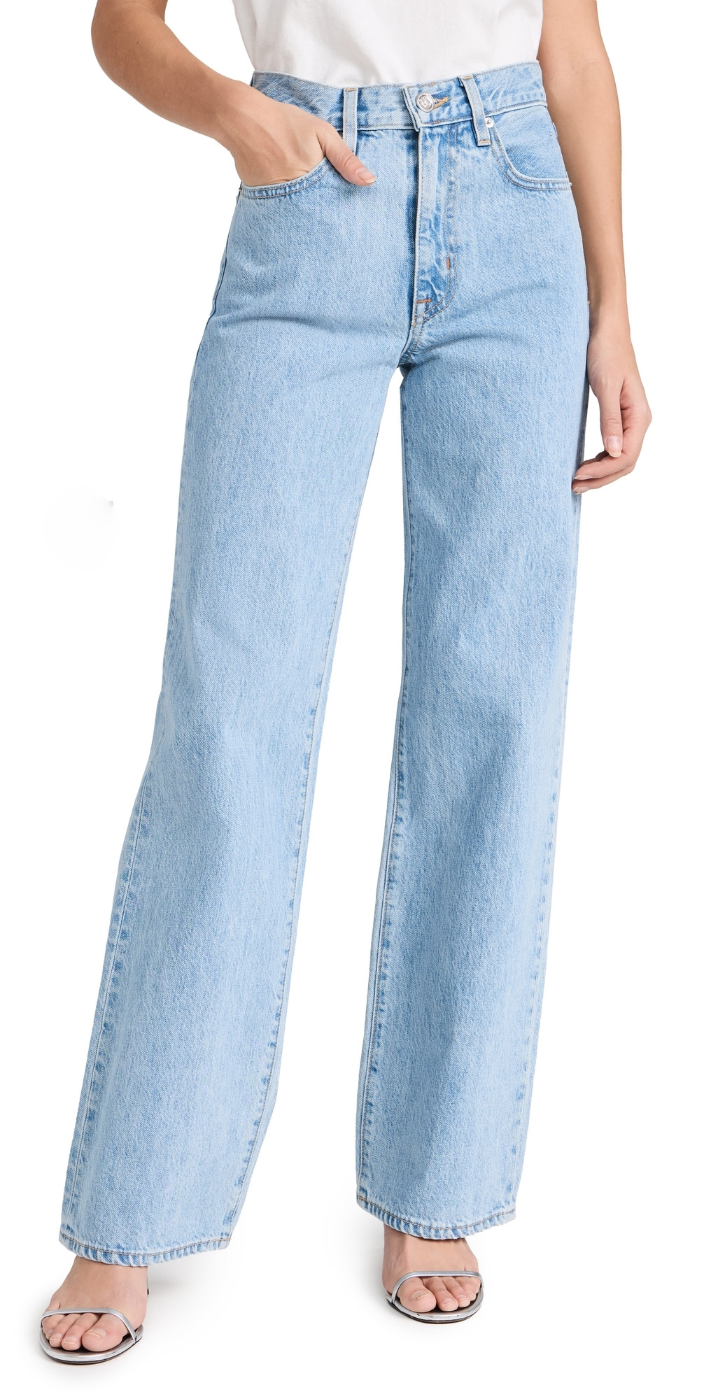 SLVRLAKE Grace Jeans Powder Blue 30 | Shopbop