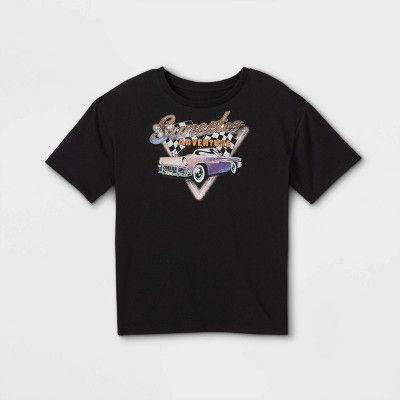 Girls' Oversized Short Sleeve Graphic T-Shirt - art class™ | Target