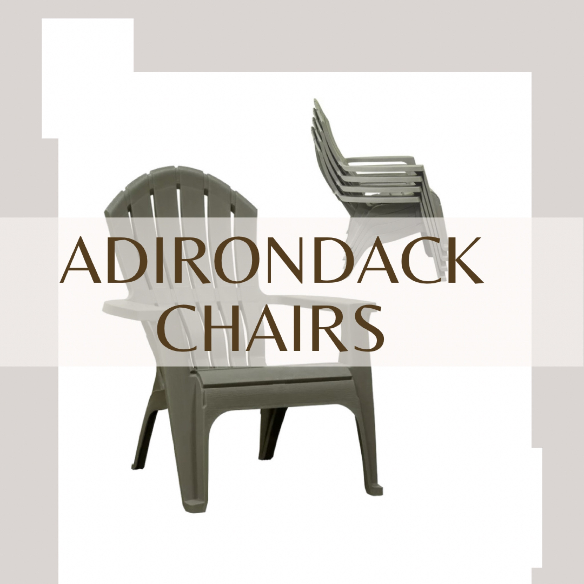 Just got these affordable plastic Adirondack chairs from Walmart! They’re easy to move since they’re lightweight but still look great! We got them in this gray color. 

#LTKhome #LTKunder50 #LTKSeasonal