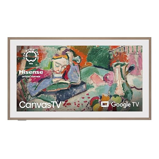 Hisense 65-Inch Class QLED 4K S7N CanvasTV™ Series Dolby Vision HDR Google Smart TV (65S7N) - 1... | Amazon (US)