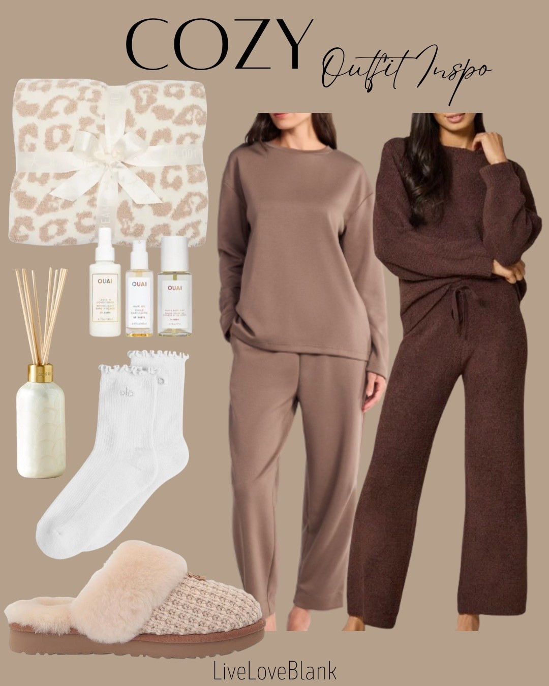 Cozy lounge outfits 
Ugg slippers and alo socks 
Barefoot dreams blanket (on sale)

#LTKOver40 #LTKootd #LTKSeasonal