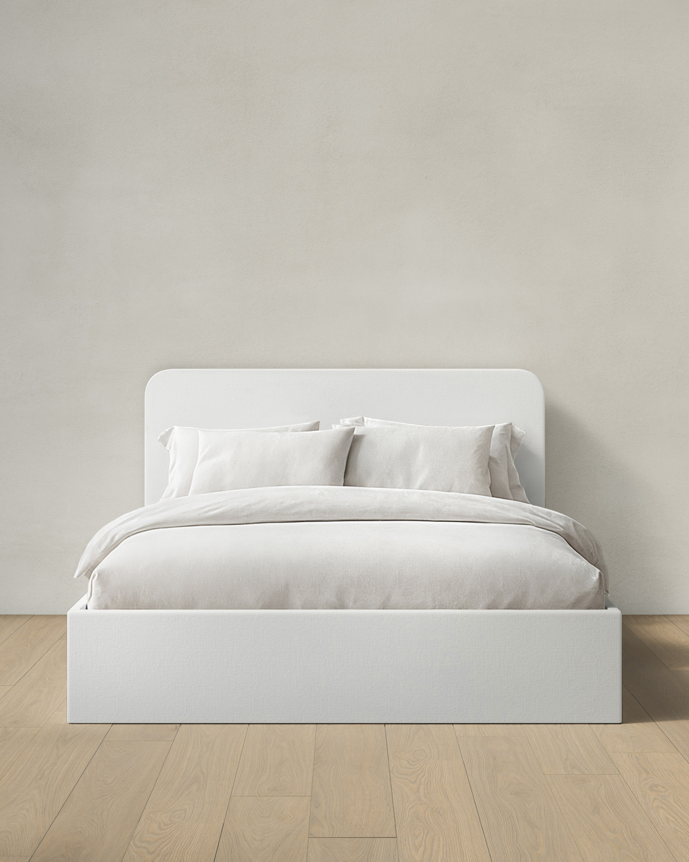 Linen Curved Bed - Low Headboard | Quince
