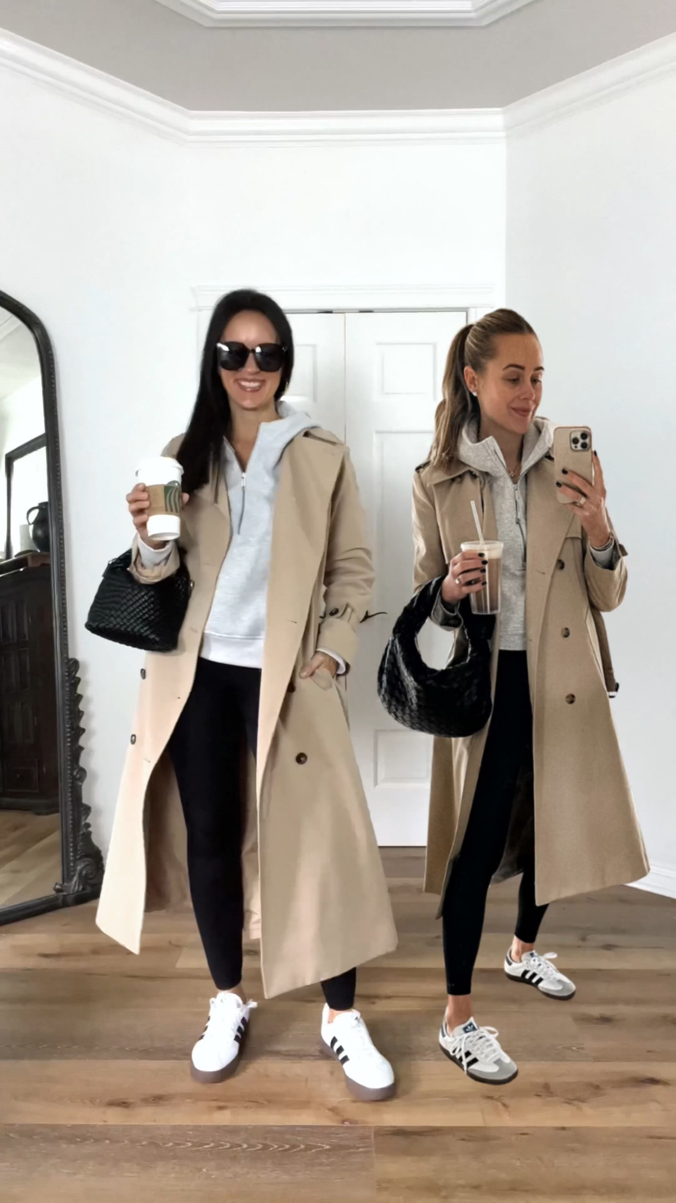 Had to bring back one of my favorite casual looks for fall!

Sizing:
Trench coat-H&M, roomy. Wearing medium
Letting-Spanx, in medium. Use code TRACYXSPANX for 15% off. 
Hoodie-Amazon, in medium
Adidas Court shoe-run tts 

Casual outfit | fall outfit 

#LTKStyleTip #LTKFindsUnder50 #LTKOver40