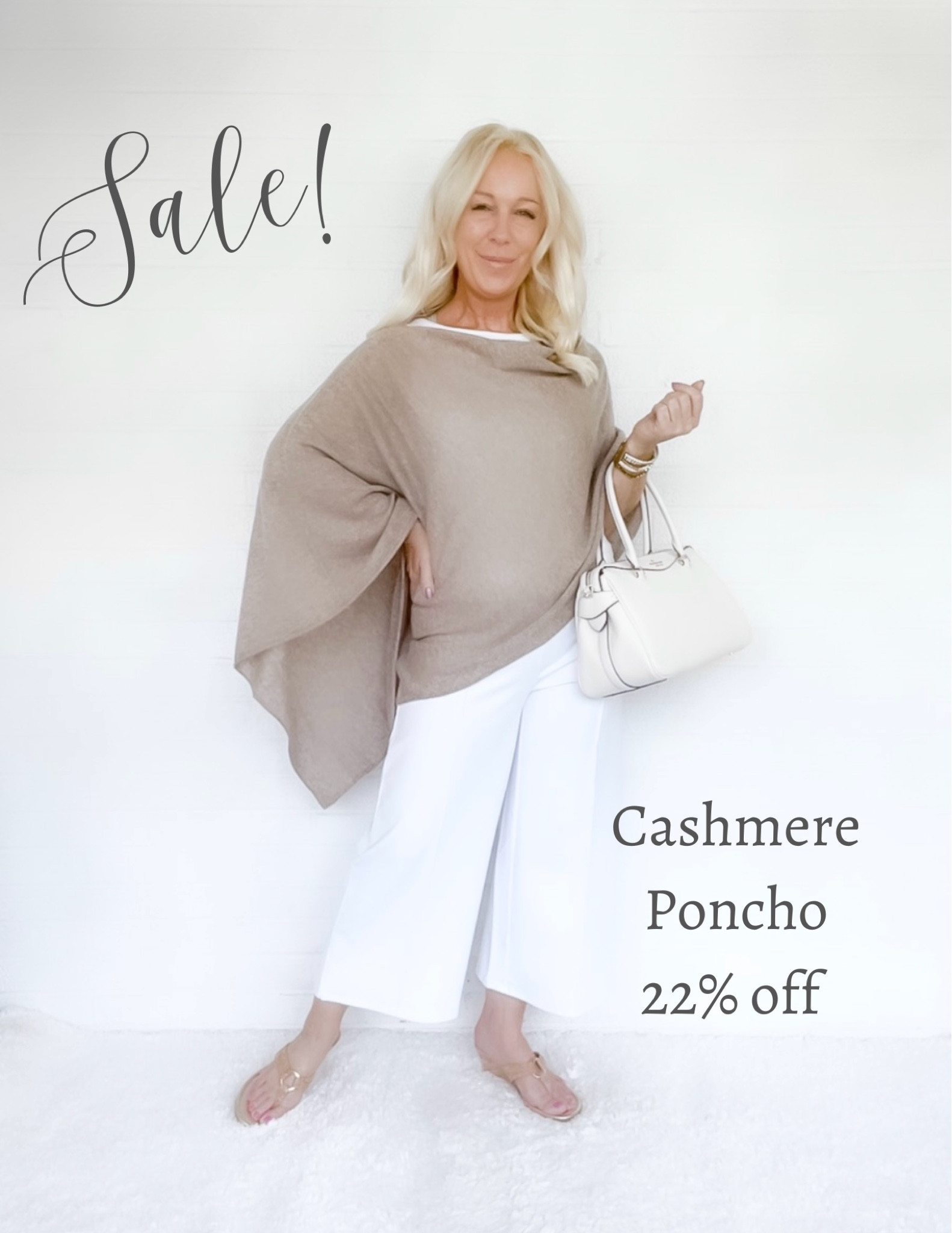 Cashmere poncho is 22% off & available in a multitude of colors. A good piece to transition to Spring and for TRAVEL!

#LTKsalealert #LTKSale #LTKtravel