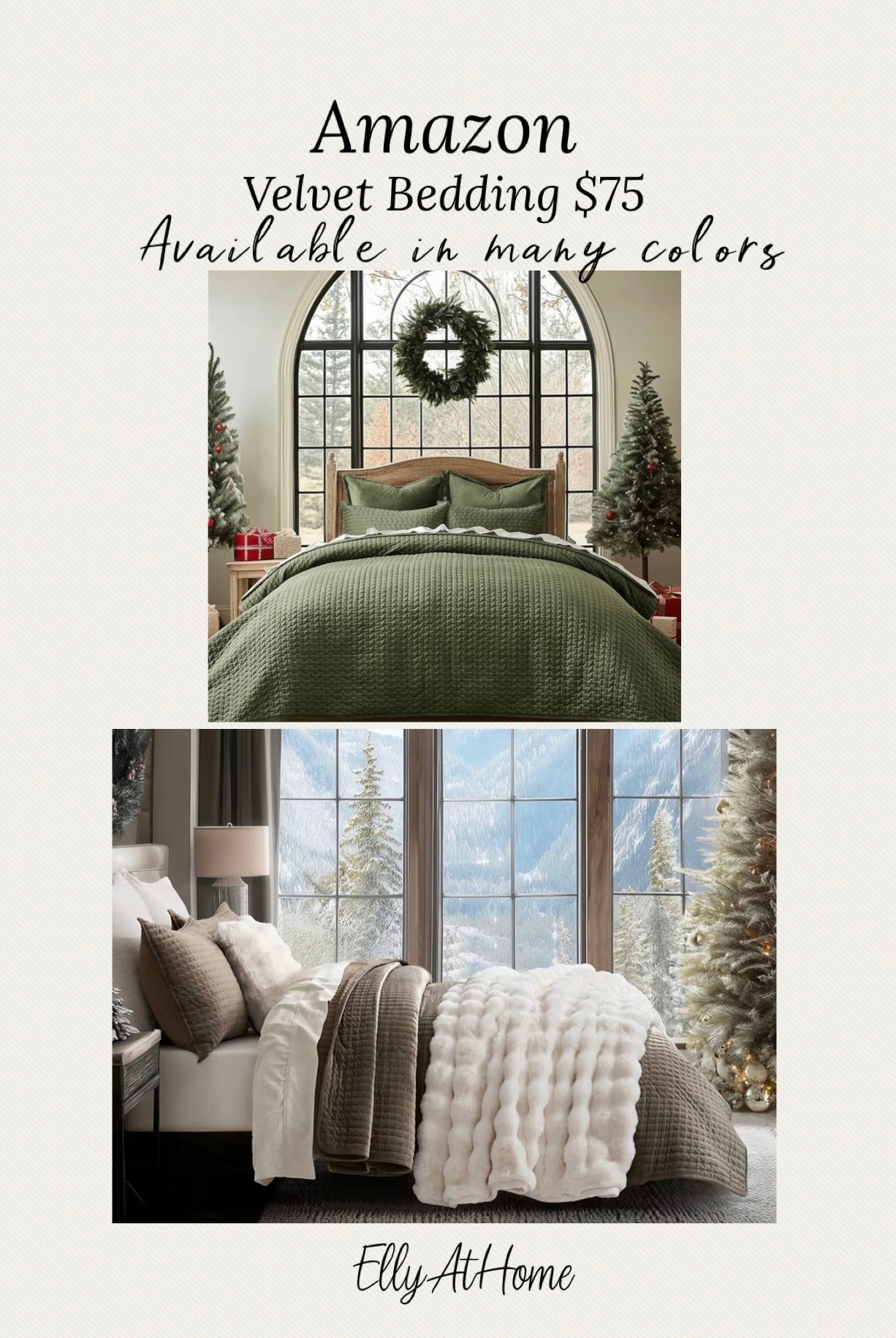 Cozy velvet bedding $75 for queen & bedding layers for chilly  winter nights! Shop velvet bedding in a variety of colors, faux throw blankets, throw pillows and more bedding essentials. 

#LTKSaleAlert #LTKHoliday #LTKHome