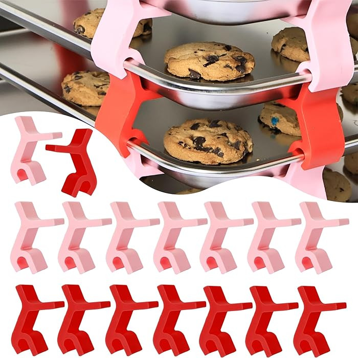 Amazon.com: 16pcs Baking Sheet Stackers - Saving Harvest Tray Stackers Accessories, Baking Sheet ... | Amazon (US)