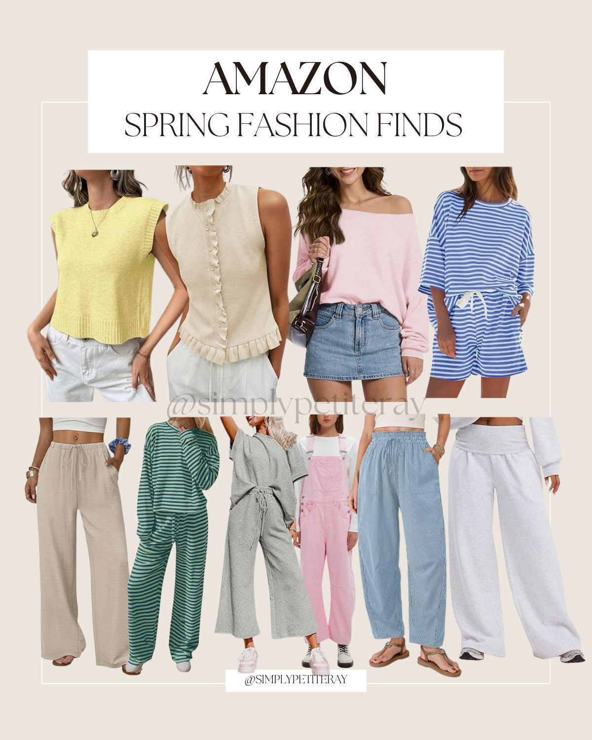 Upgrade your wardrobe with these trendy spring essentials! Perfect for any occasion.

Amazon Spring Fashion Finds 🌸 upgrade your wardrobe with these trendy spring essentials, perfect for any occasion 

I earn commissions from qualifying purchases.

#AmazonFinds #SpringFashion #SpringStyle #AmazonFashion #TrendyStyle #ChicStyle #FashionFinds #SpringOutfits 
 

 #LTKootd #LTKSeasonal