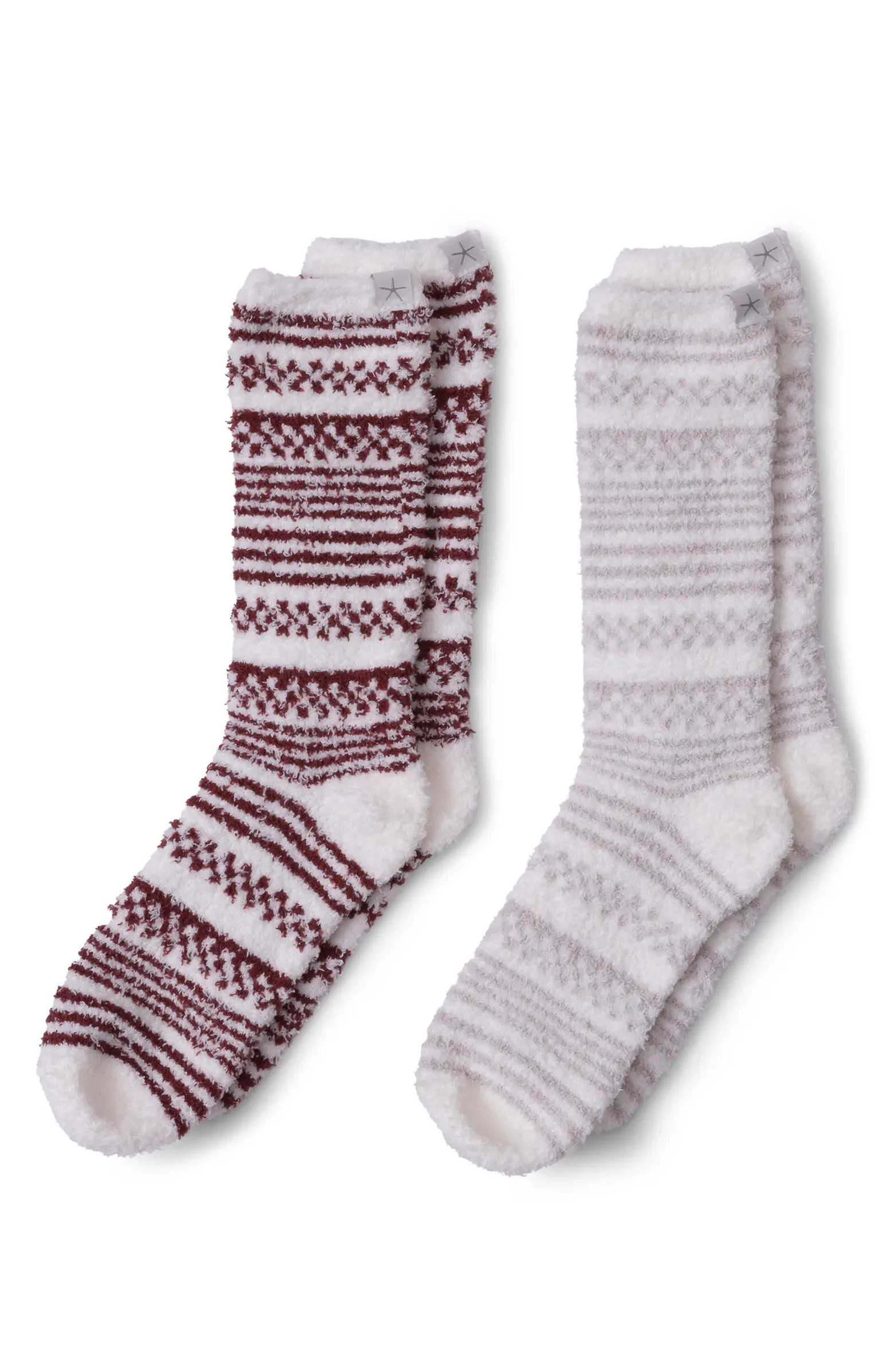 CozyChic™ Checkered Striped Socks | Nordstrom