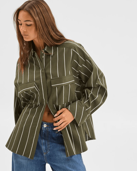 Lily Loves Australian Cotton Blend Oversized Shirt | Target AU