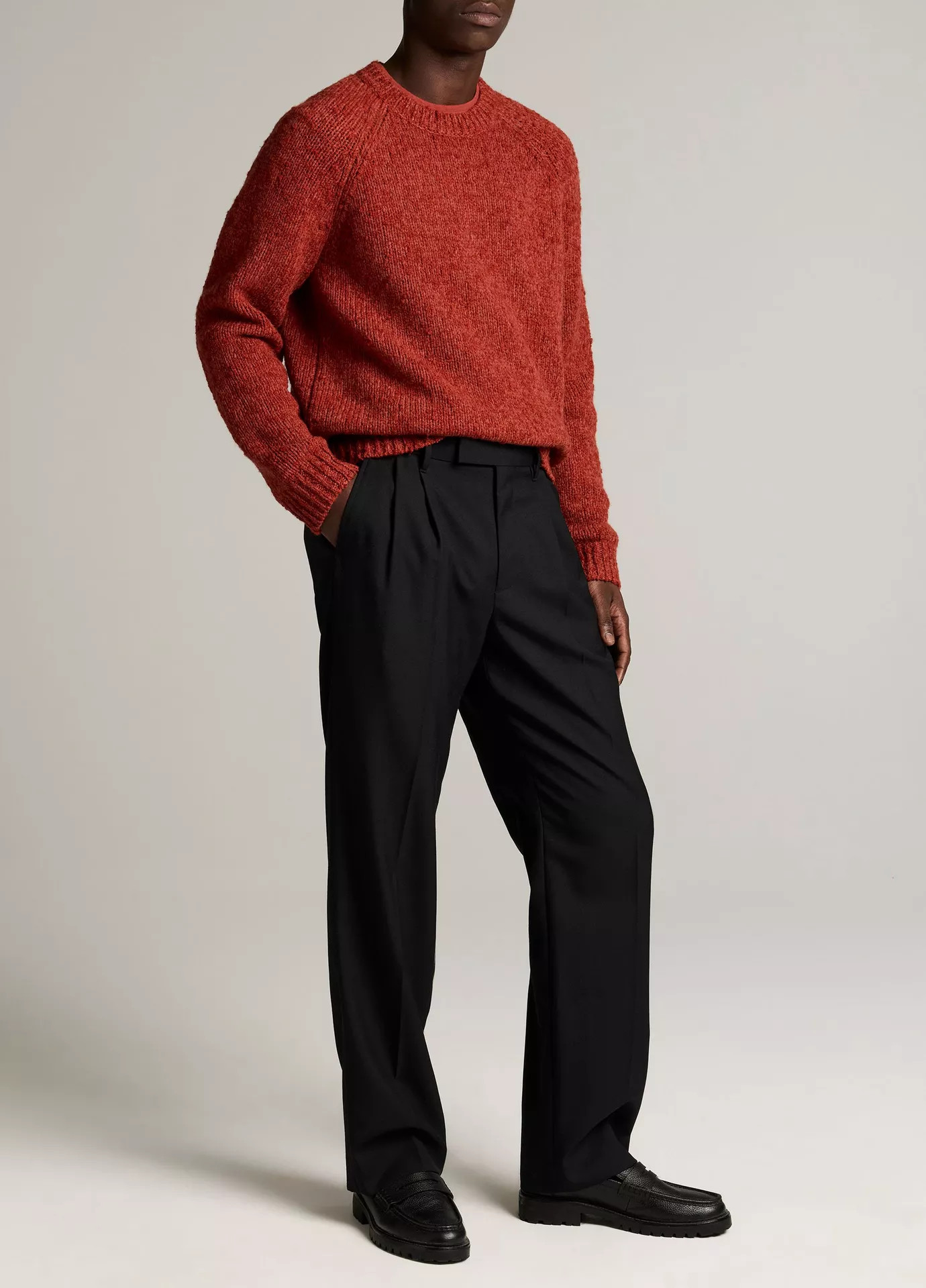 Louie Relaxed Twill Double-Pleated Trouser | Vince LLC