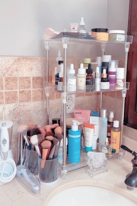 Bathroom organizer
Vanity organizer 
Skincare organizer 

#LTKsalealert #LTKunder50 #LTKhome